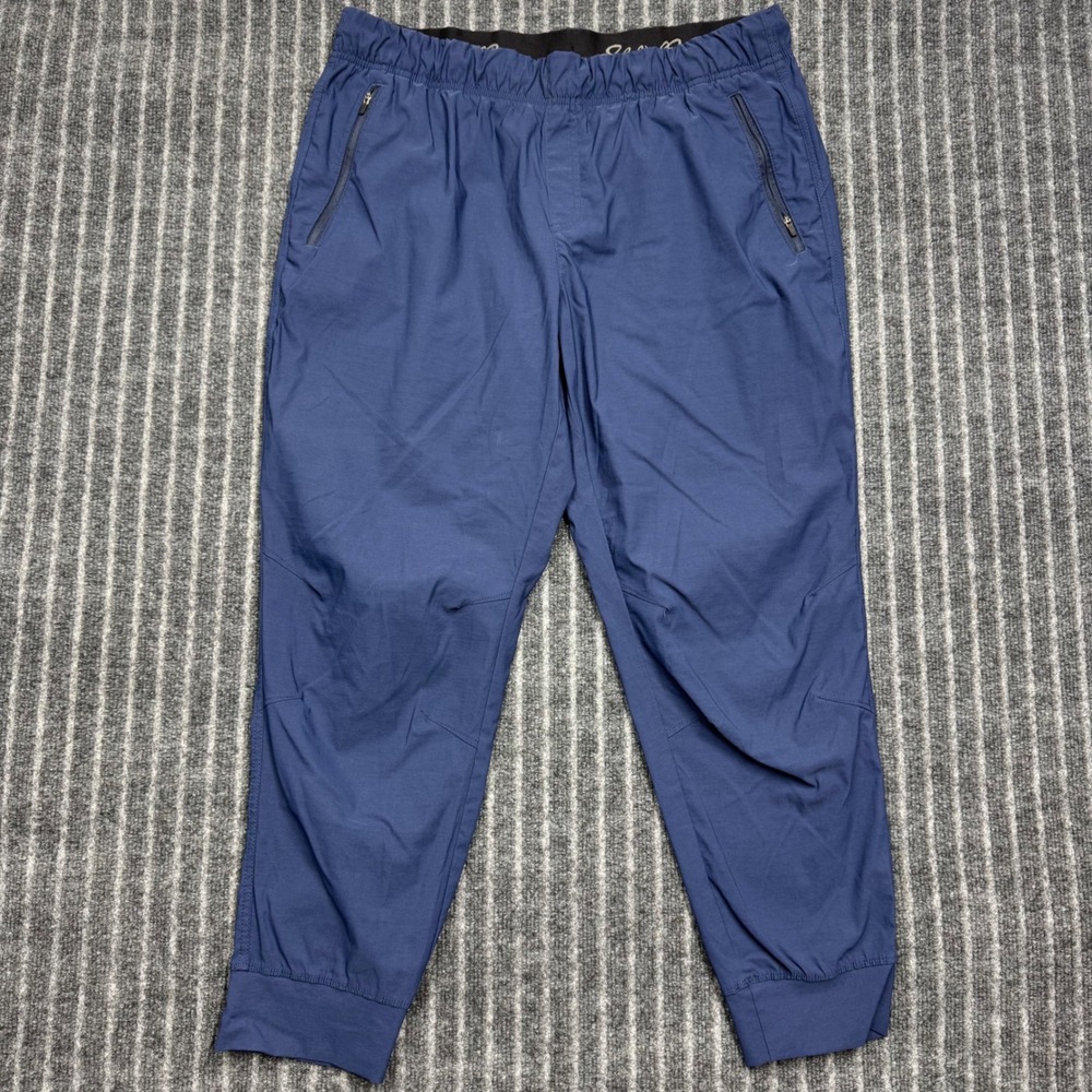 Eddie Bauer Womens 16 Blue Travex Jogger Hiking Pants Zipper Pockets (2408)